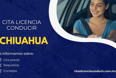 Cita previa para la licencia de manejar en Chiuahua